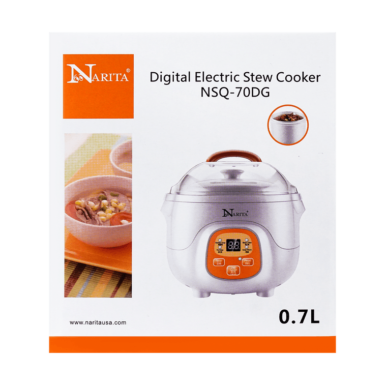 Electric Slow Cooker Pot 0.7L