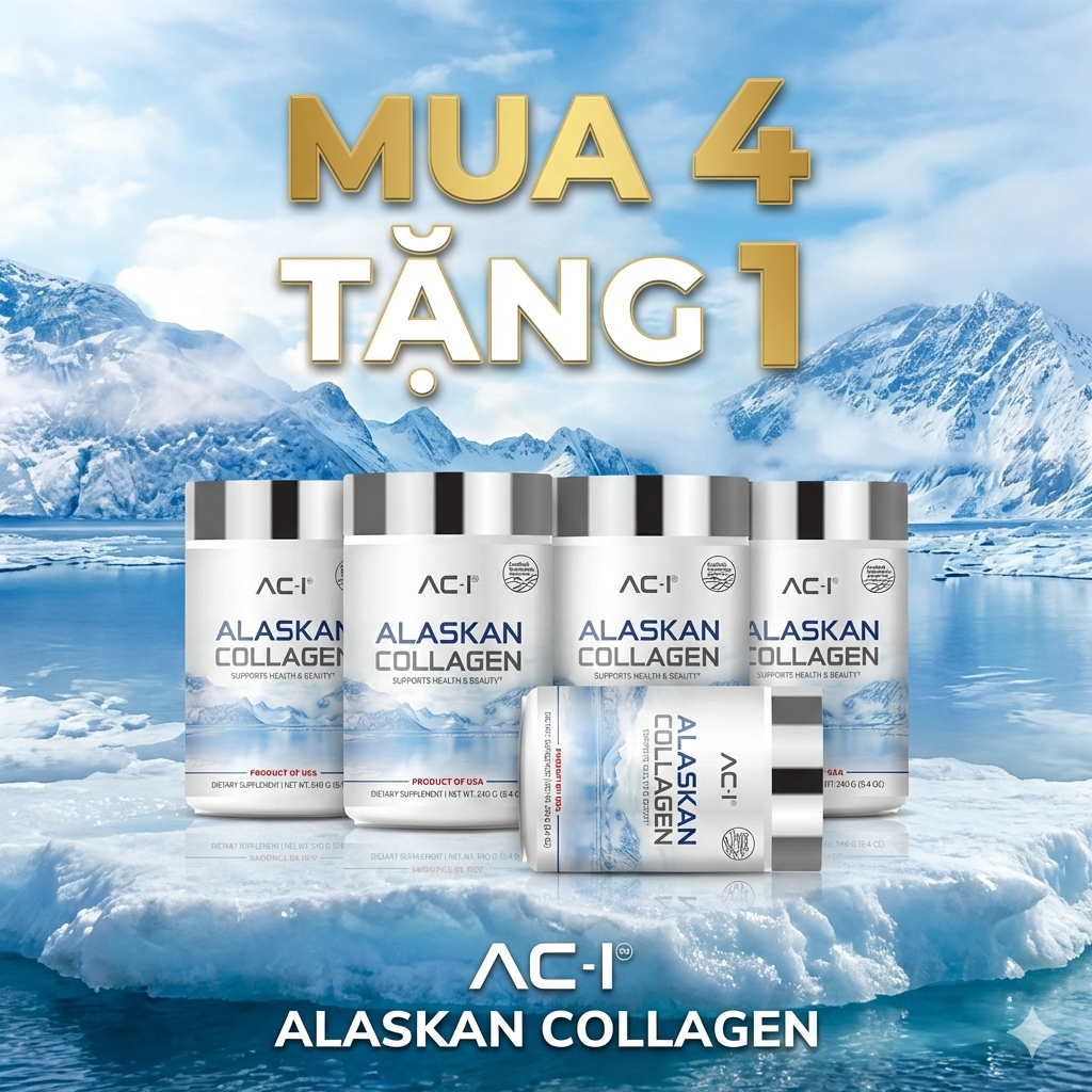 Collagen Alaska 4 tặng 1