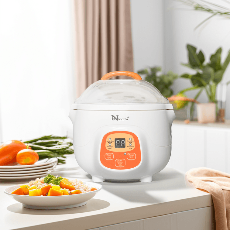 Electric Slow Cooker Pot 0.7L