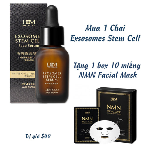 Mua 1 Exosomes Serum tặng 1 hộp NMN Mask