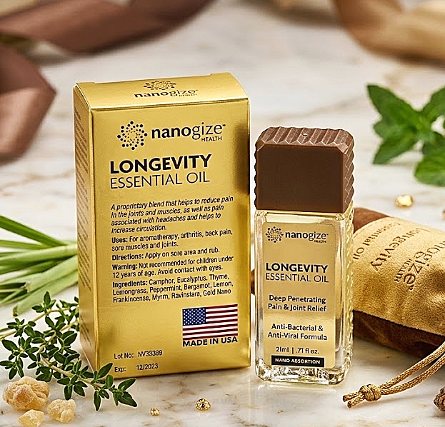 NANOGIZE LONGEVITY ESSENTIAL OIL 21mL/0.71 oz - BOX OF 6